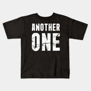 Another One // White / Grunge Kids T-Shirt